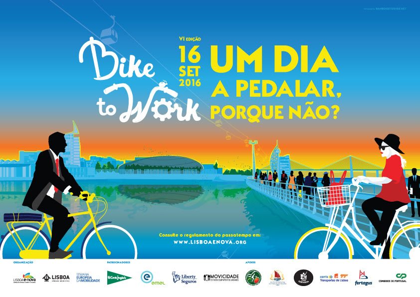 Bike to work in Lisbon
