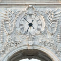 Rua Augusta clock in Lisbon