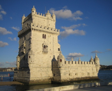 Torre de Belém, or Belém Tower, in Lisbon